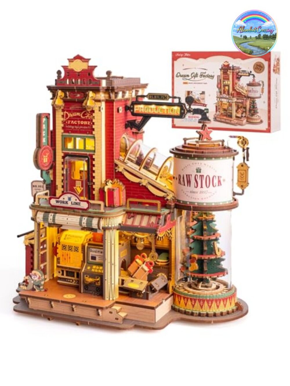 3D Wooden Puzzle Music Box for Adults - 449 Piece Mechanical Model Kit - Craft